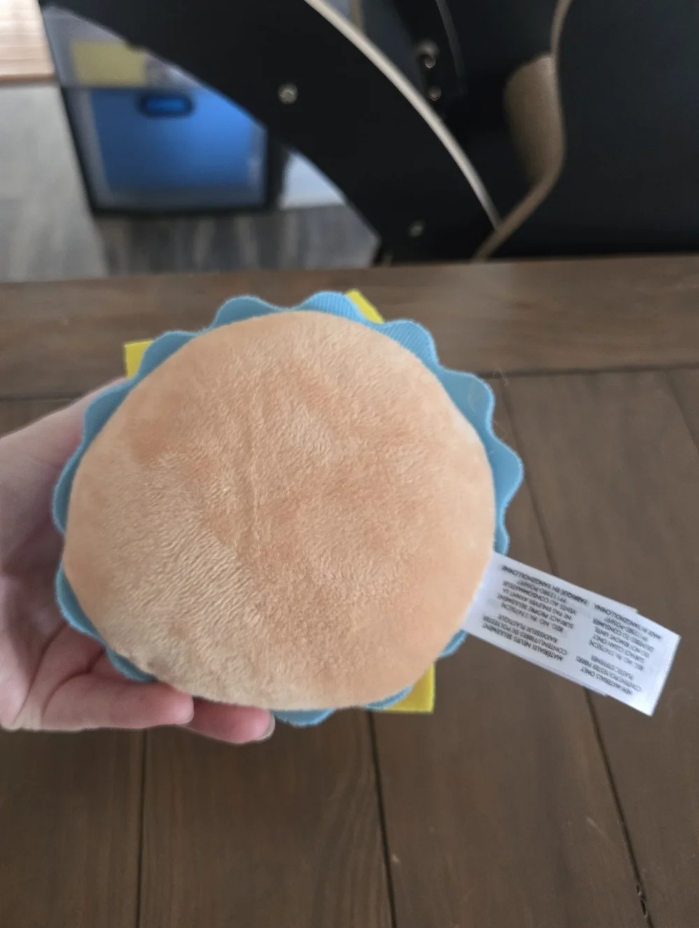 Cute Kawaii Sanrio Plush Hello Kitty Burger Toy with Pink Bow